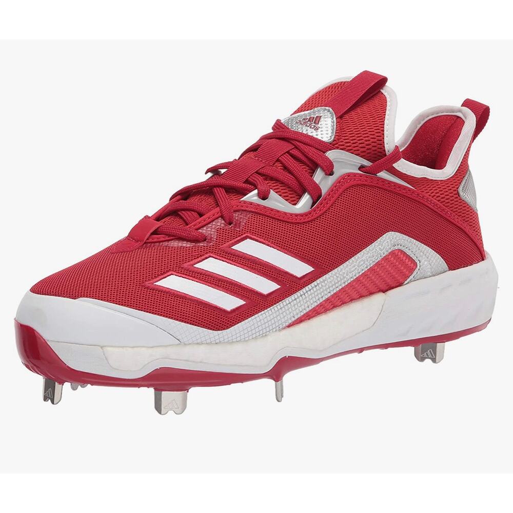 Adidas Men’s Red Baseball FV9343 Cleats Size 7.5
